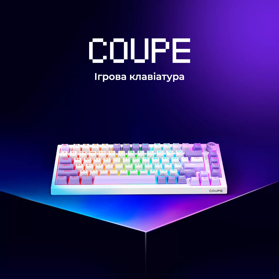 KUP❤️ Беспроводная клавиатура Proove Gaming Coupe (Ukraine Layout) 62789