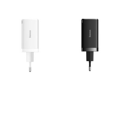 МЗП Baseus GaN5 Pro 65W (2 Type-С+USB ) + Кабель Type-C to Type-C 100W (1m) — Придбати в Україні