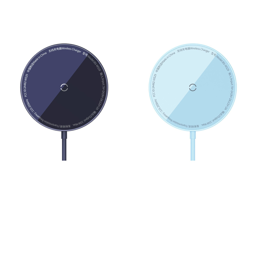 Бездротовий ЗП Baseus Simple Mini3 Magnetic Wireless Charger 15W — Придбати в Україні