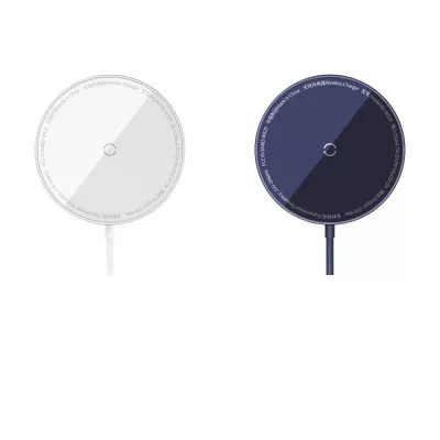 Купить Бездротовий ЗП Baseus Simple Mini3 Magnetic Wireless Charger 15W 42546 - Ncase