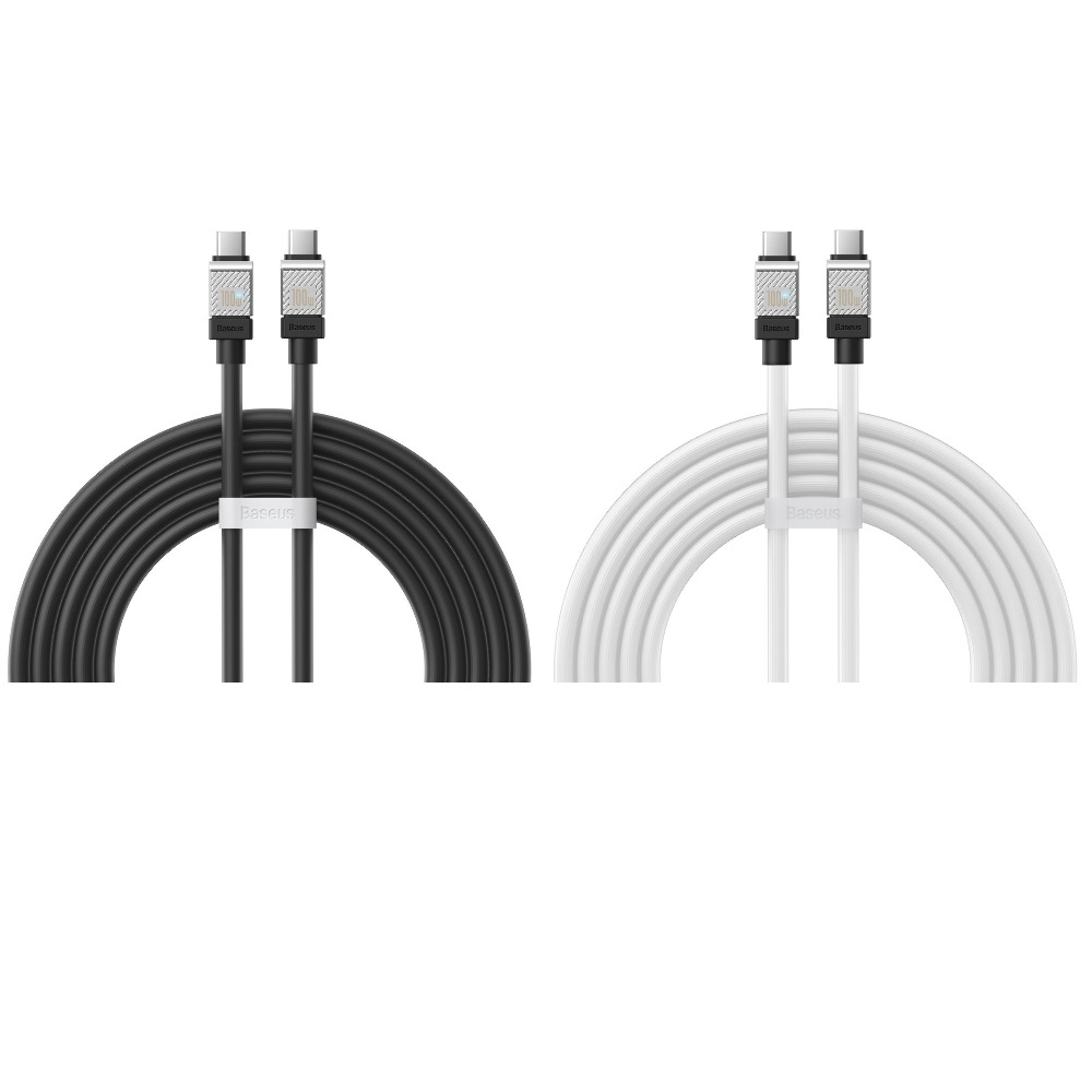 Кабель Baseus CoolPlay Series Fast Charging Type-C to Type-C 100W (2m) — Придбати в Україні