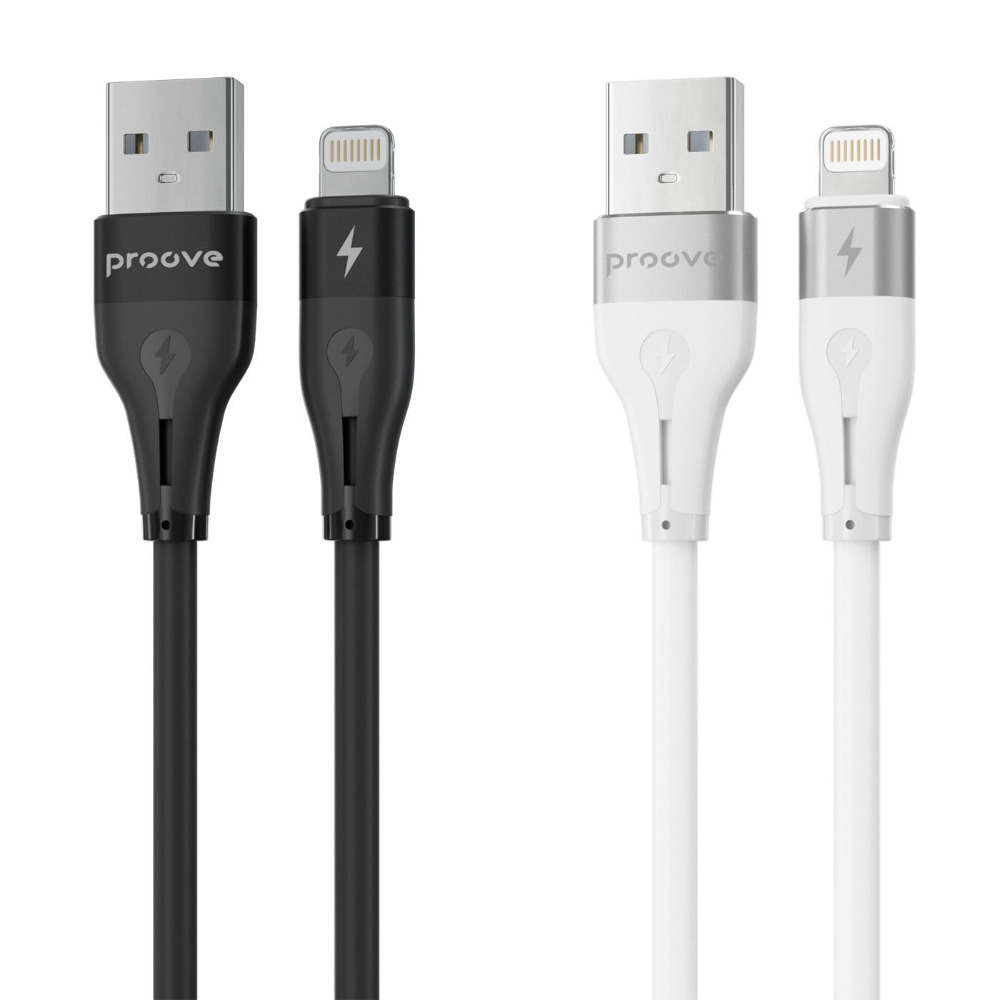 Кабель Proove Soft Silicone USB to Lightning 2.4A (1m)