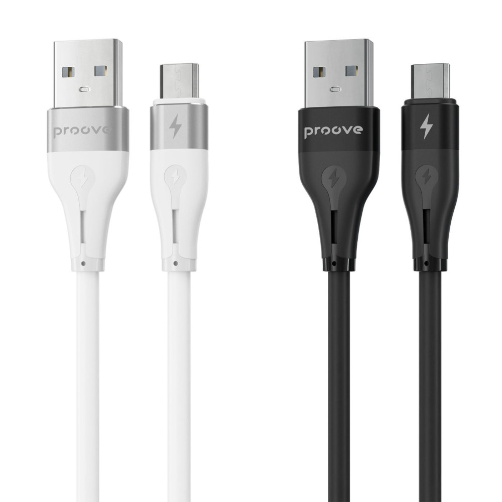 Кабель Proove Soft Silicone USB to Micro USB 2.4A (1m) — Придбати в Україні