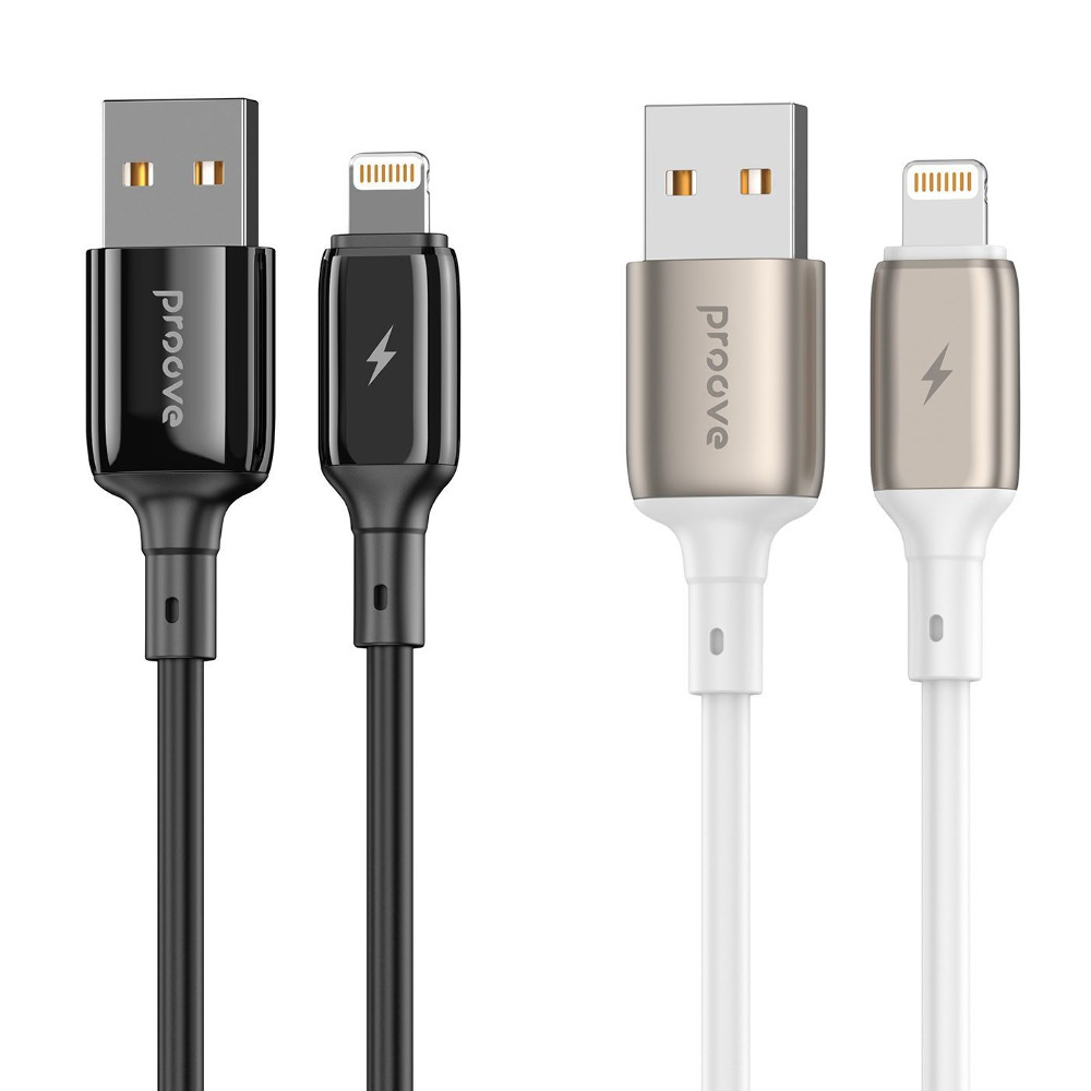 Кабель Proove Flex Metal USB to Lightning 2.4A (1m) — Придбати в Україні