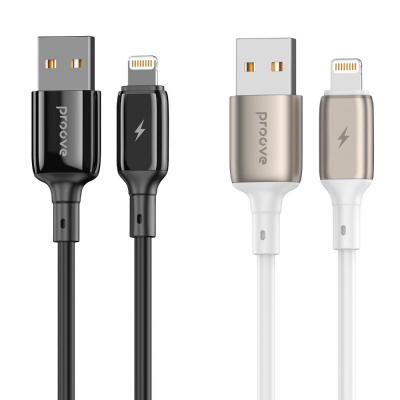 Кабель Proove Flex Metal USB to Lightning 2.4A (1m) — Придбати в Україні