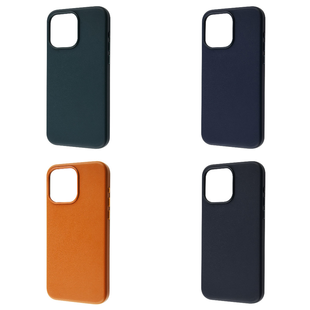 Чохол WAVE Premium Leather Edition Case with Magnetic Ring iPhone 15 Plus — Придбати в Україні