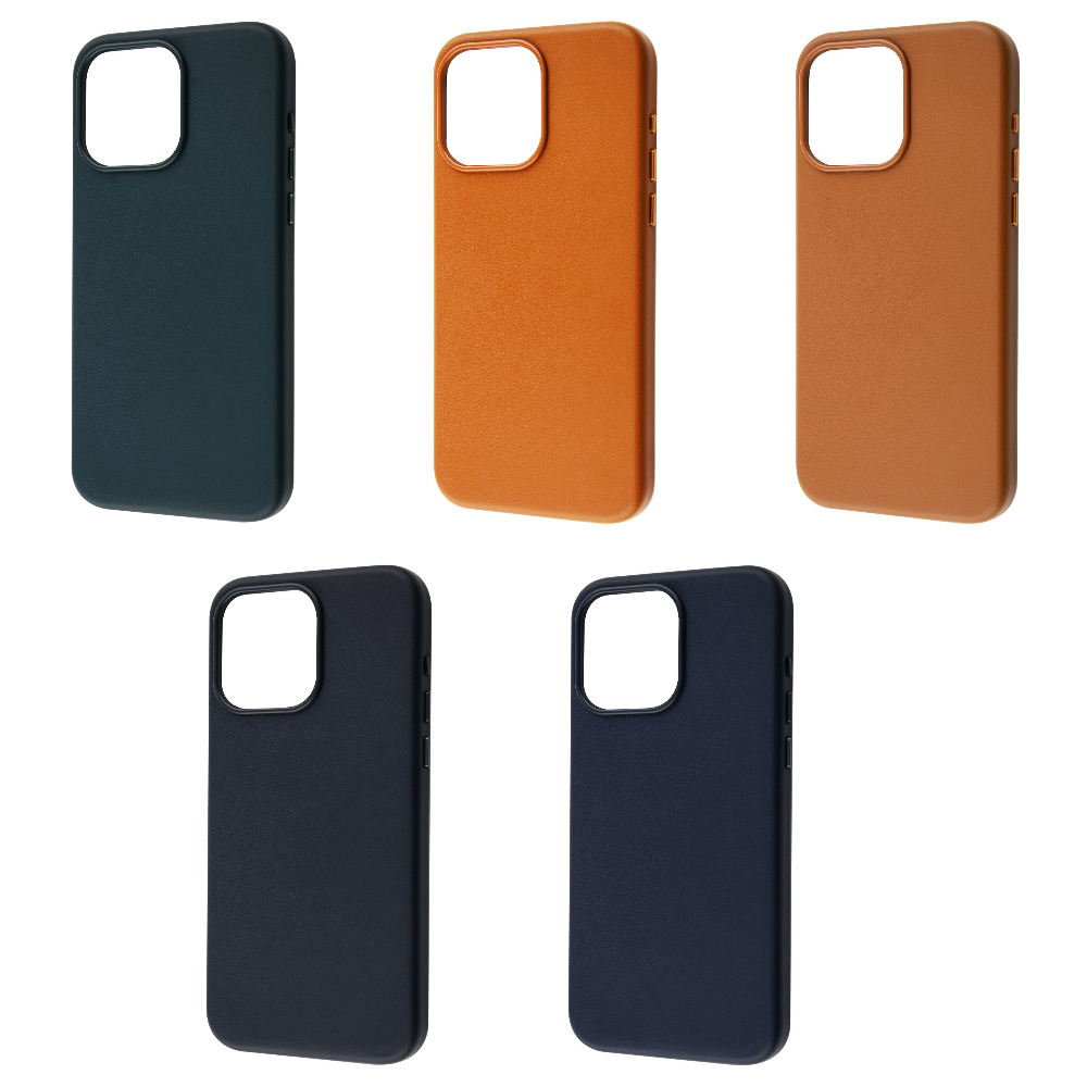Чохол WAVE Premium Leather Edition Case with Magnetic Ring iPhone 15 Pro Max — Придбати в Україні