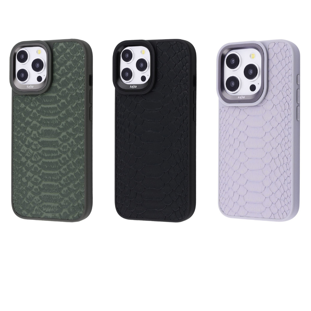 Чехол Kajsa Snake Pattern iPhone 15 Pro