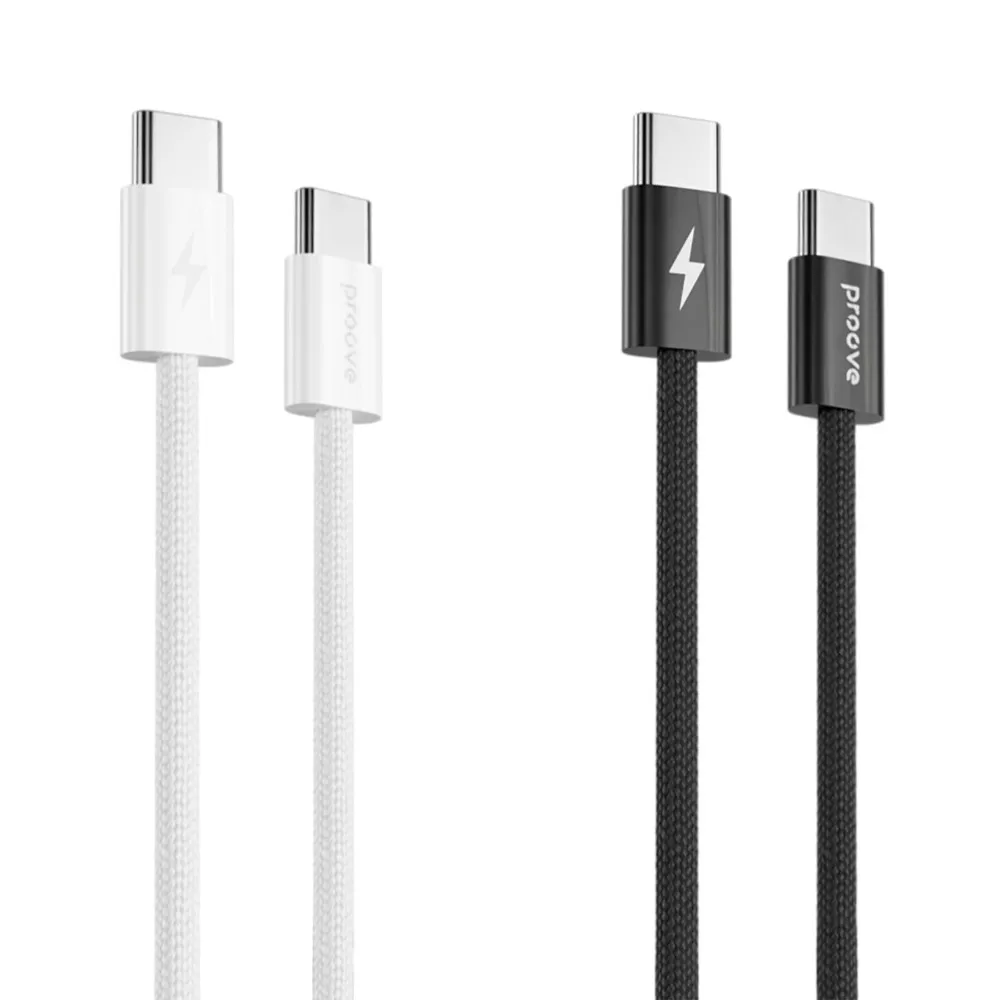 Кабель Proove Energy Stream Type-C to Type-C 60W (1m)