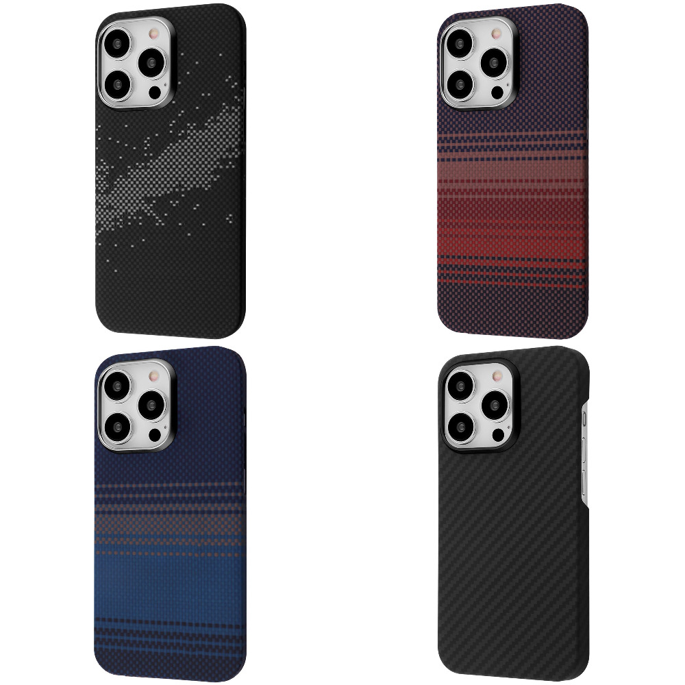 Чехол Proove Carbon Slim with Magnetic Ring iPhone 14 Pro nightfall на картинке №1