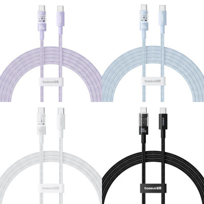 Кабель Baseus Gem Fast-Charging Data Cable Type-C to Type-C 100W 1m — Придбати в Україні