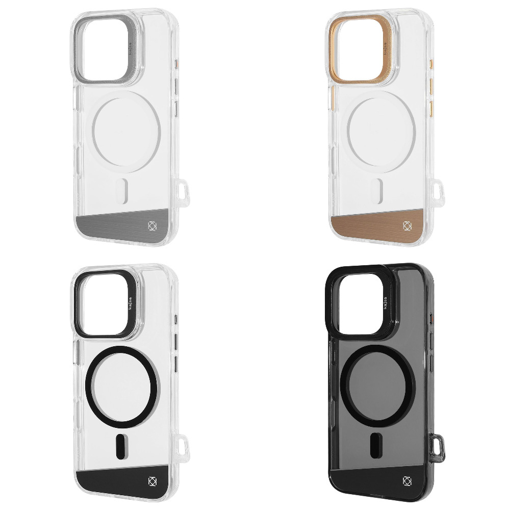 Чехол Kajsa Aluminium Shield with Magnetic Ring для iPhone 16 Pro Max