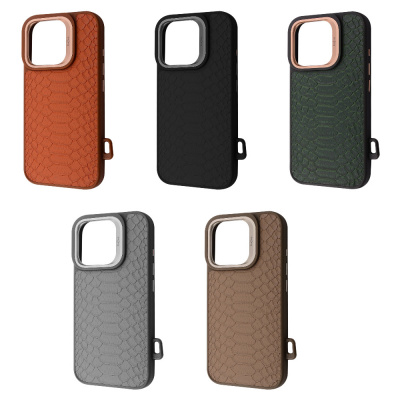 Чохол Kajsa Snake Pattern with Magnetic Ring iPhone 16 Pro — Придбати в Україні