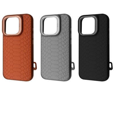 Чохол Kajsa Snake Pattern with Magnetic Ring iPhone 16 Pro Max — Придбати в Україні