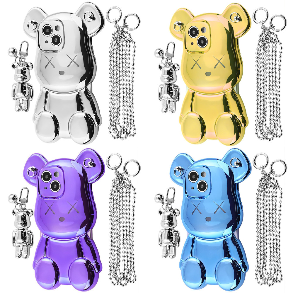 Чехол Teddy  Bear Case with Strap iPhone 14