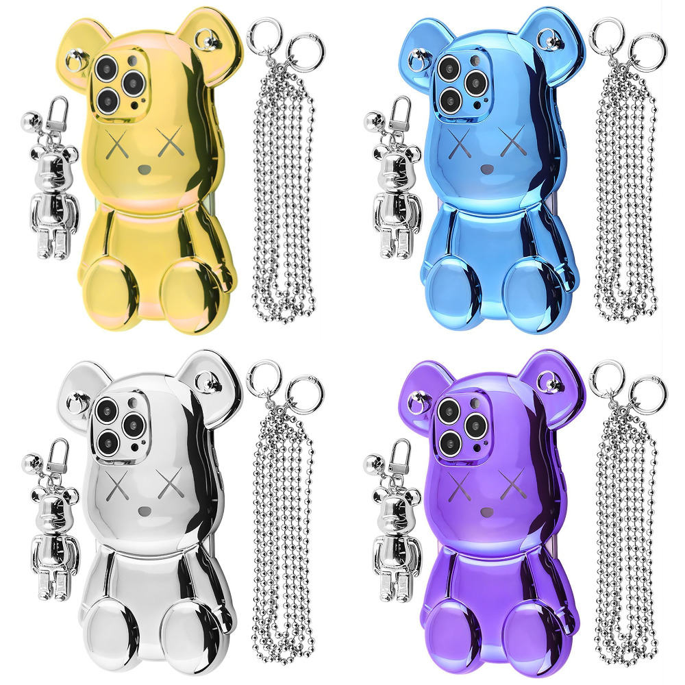 Чехол Teddy Bear Case with Strap iPhone 15 Pro Max