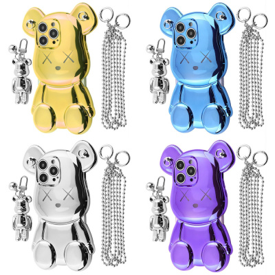 Чохол Teddy Bear Case with Strap iPhone 15 Pro Max