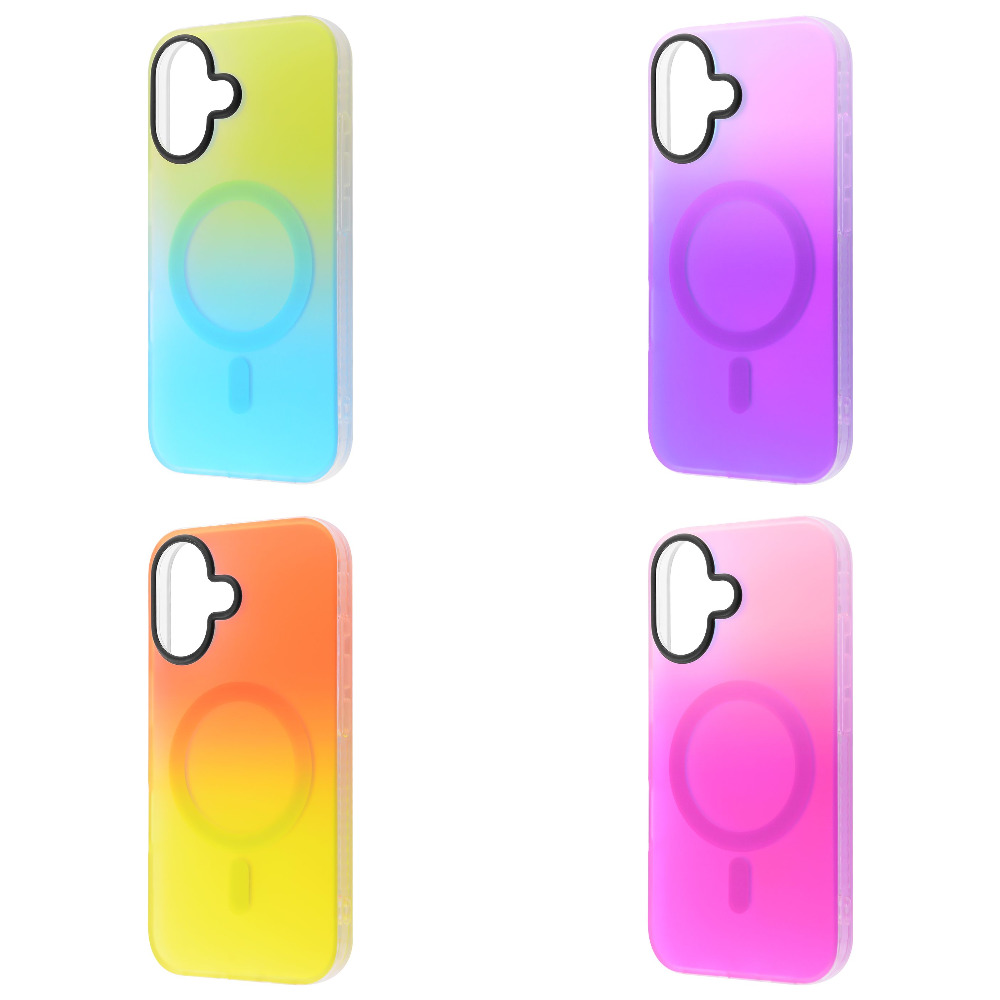 Чехол WAVE Matte Gradient Colors with Magnetic Ring iPhone 16