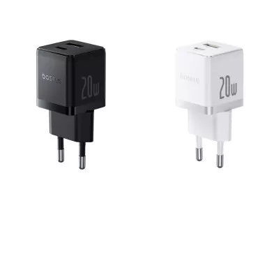 МЗП Baseus Palm Fast Charger Type-C+USB 20W — Придбати в Україні
