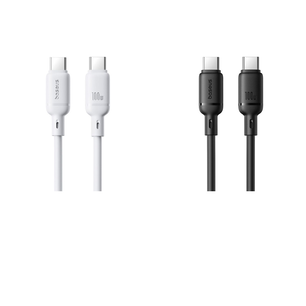 Кабель Baseus Silky Series Fast Charging Type-C to Type-C 100W (2m) — Придбати в Україні