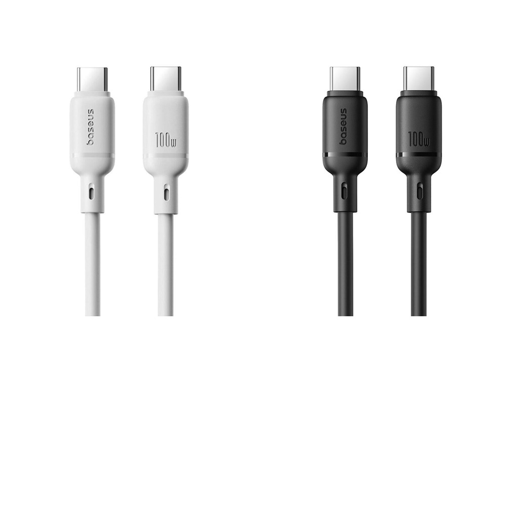 Кабель Baseus Silky Series Fast Charging Type-C to Type-C 100W (1m)