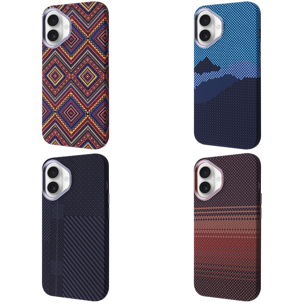 Чехол WAVE Gleam Case with Magnetic Ring iPhone 16 milky way на картинке №1