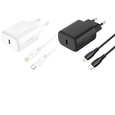 МЗП Proove Silicone Power 2 20W (Type-C) + Кабель Type-C to Lightning (1m) — Придбати в Україні