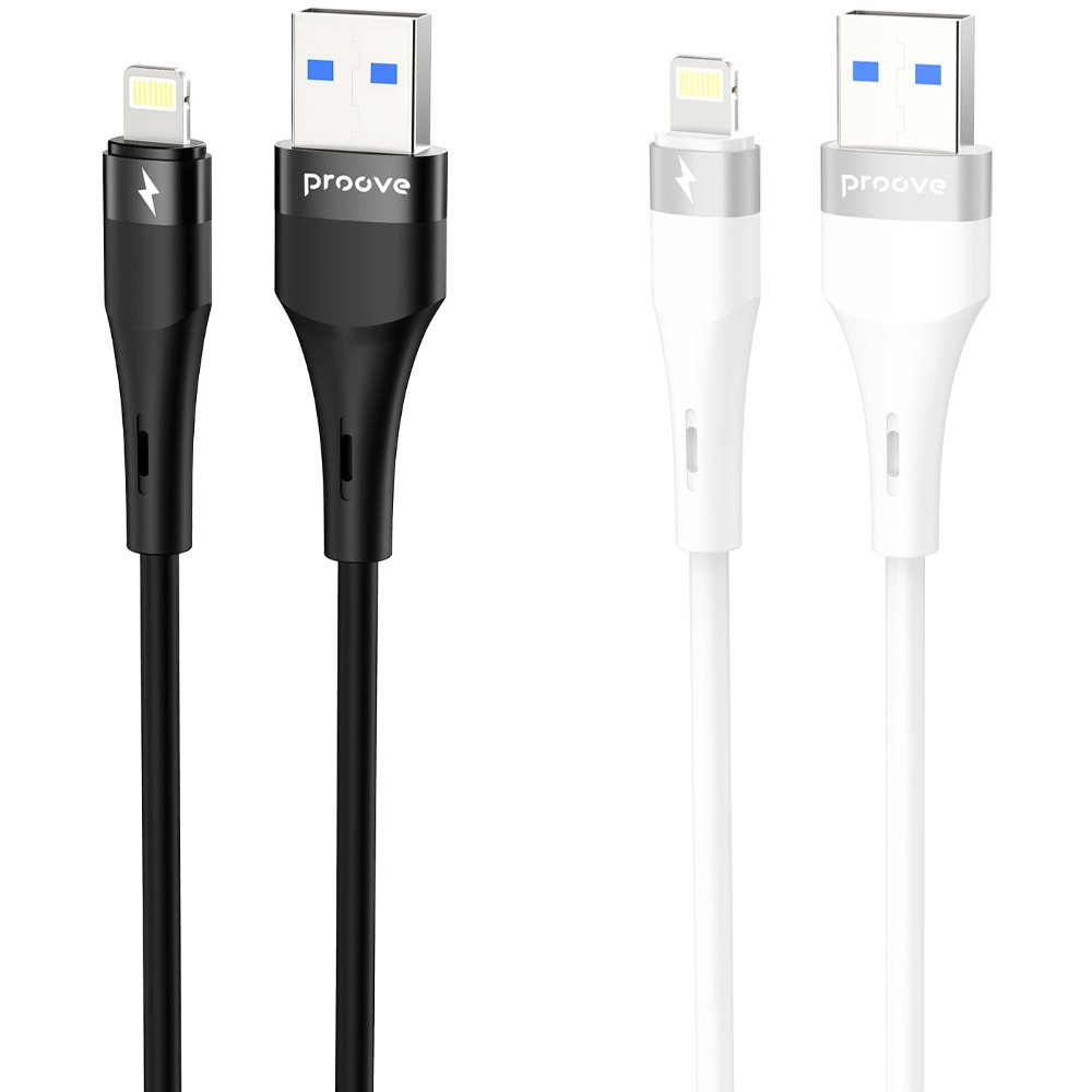 Кабель Proove Light Silicone Plus USB to Lightning 2.4A (1m) — Придбати в Україні