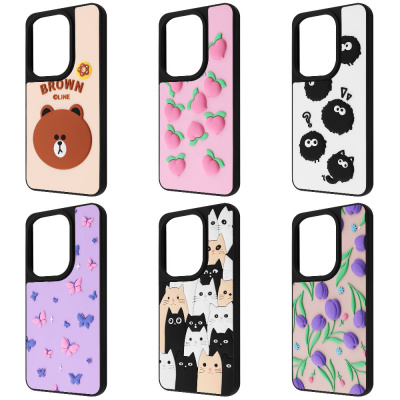 Купить Чехол WAVE Doodle Case Xiaomi Redmi Note 13 Pro 4G/Poco M6 Pro 4G/Redmi Note 14s 63513 - Ncase