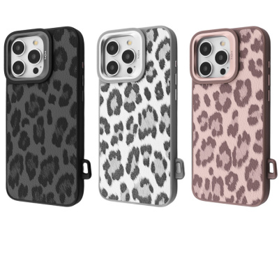 Чохол Kajsa Leopard Pattern with Magnetic Ring iPhone 16 Pro Max — Придбати в Україні