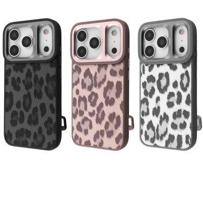 Чохол Kajsa Leopard Pattern with Magnetic Ring iPhone 17 Pro Max — Придбати в Україні