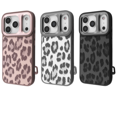 Чохол Kajsa Leopard Pattern with Magnetic Ring iPhone 17 Pro — Придбати в Україні