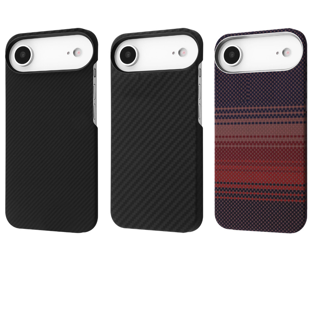 Чехол Proove Carbon Slim with Magnetic Ring iPhone 17 Air onyx (PCCSIP17AR60) Черный на картинке №1