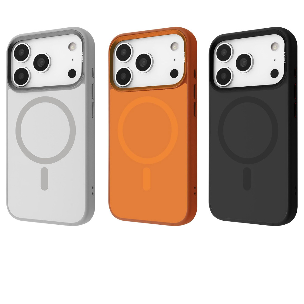 Чехол Proove Sapphire Case with Magnetic Ring iPhone 17 Pro cosmic orange на картинке №1