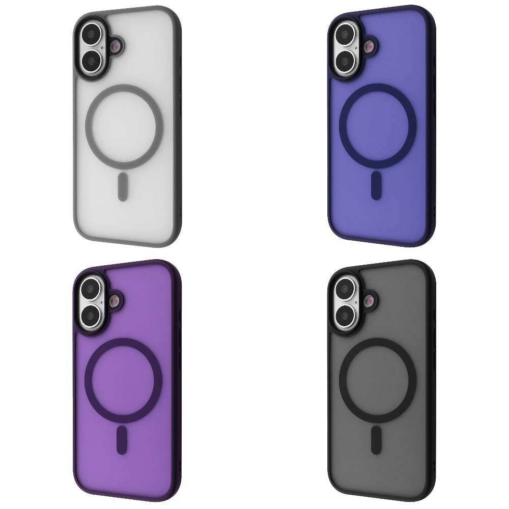 Чохол WAVE Matte Insane Case with Magnetic Ring iPhone 17 gray на малюнкі №1