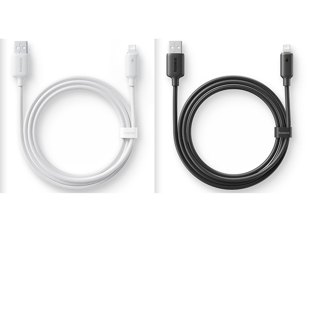 Кабель Baseus Foamed Silicone Fast Charging Lightning 2.4A (1m) — Придбати в Україні