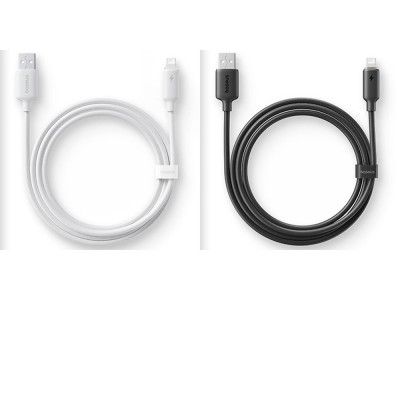 Купить Кабель Baseus Foamed Silicone Fast Charging Lightning 2.4A (1m) 66196 - Ncase