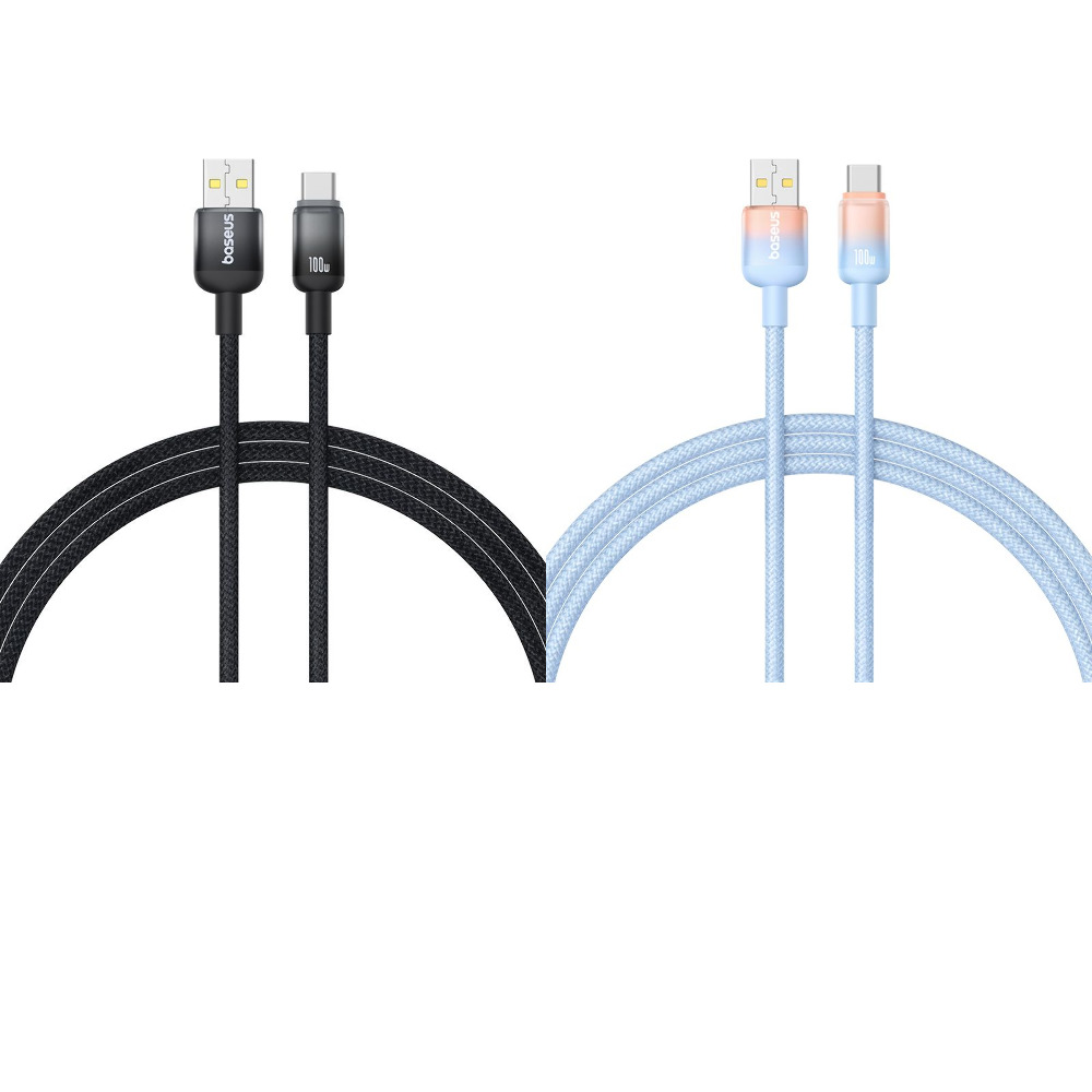 Кабель Baseus Discolor Series Fast Charging Type-C 100W (1m) — Придбати в Україні