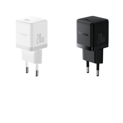 МЗП Baseus Palm Fast Charger 20W (Type-C) + Кабель Type-C to Lightning 20W (1m) — Придбати в Україні