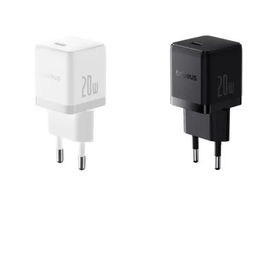 МЗП Baseus Palm Fast Charger 20W (Type-C) + Кабель Type-C to Lightning 20W (1m) — Придбати в Україні