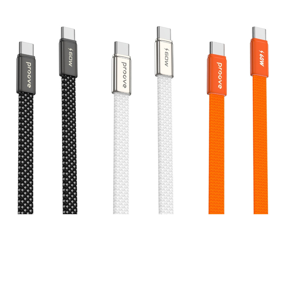 Кабель Proove AirLine Type-C to Type-C 60W (1m) orange (CCAI60002218) Оранжевий на малюнкі №1