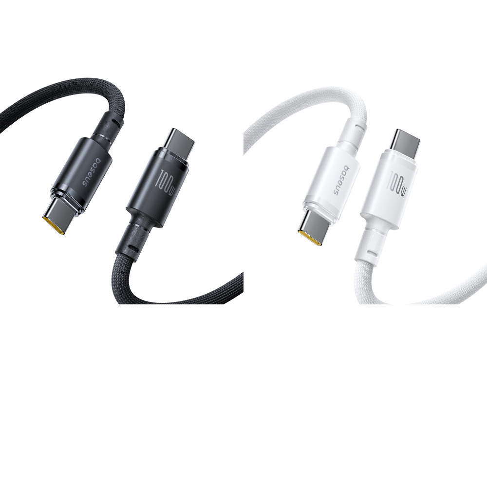 Кабель Baseus New Braided Fast Charging Type-C to Type-C 100W (1m)