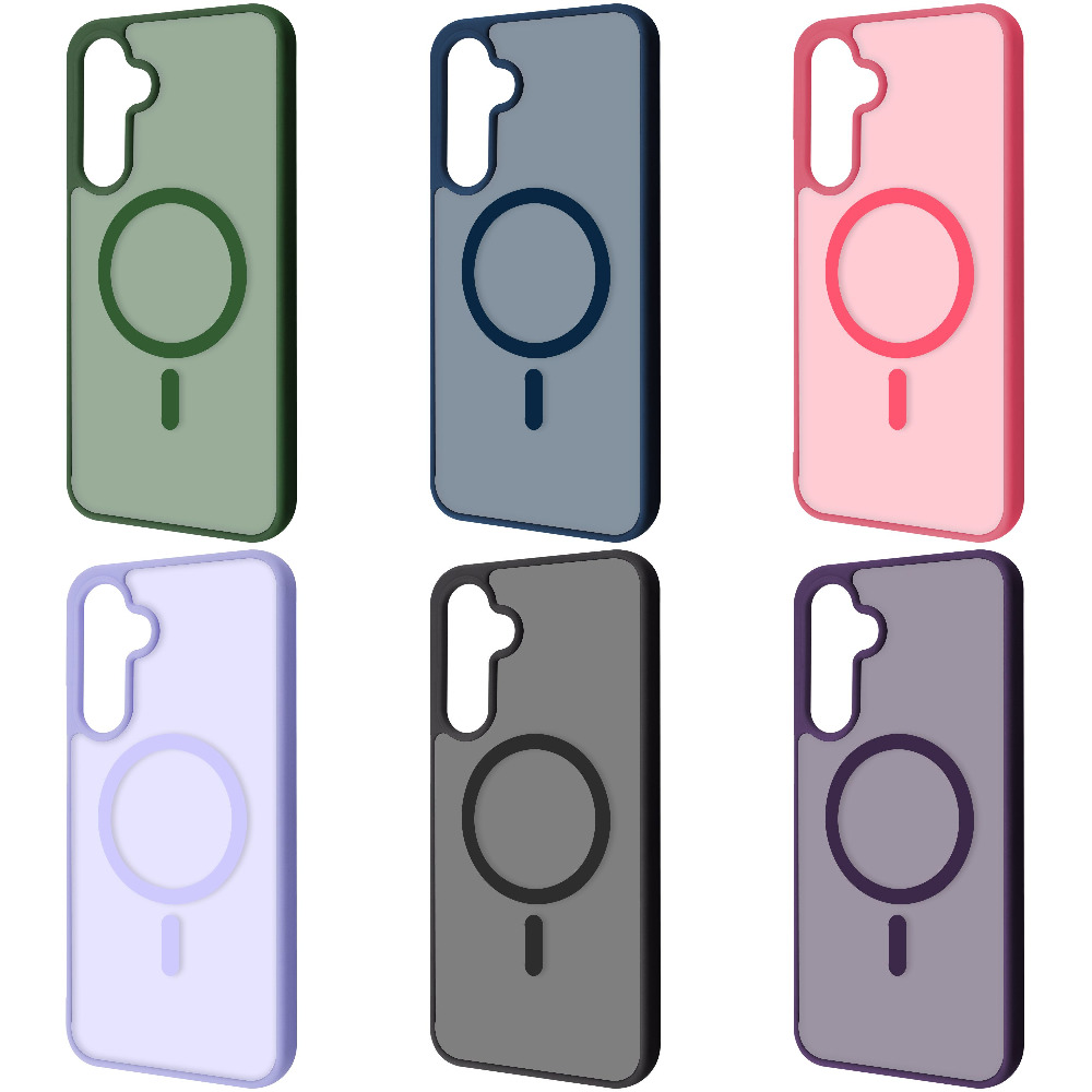 Чохол WAVE Matte Color Case with Magnetic Ring Samsung Galaxy A57 pink sand (67341) Рожевий на малюнкі №1