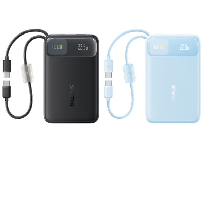 Портативна Батарея Baseus EnerFill FC11 Digital Display 10000mAh 22.5W + Кабель Type-C to Type-C — Придбати в Україні
