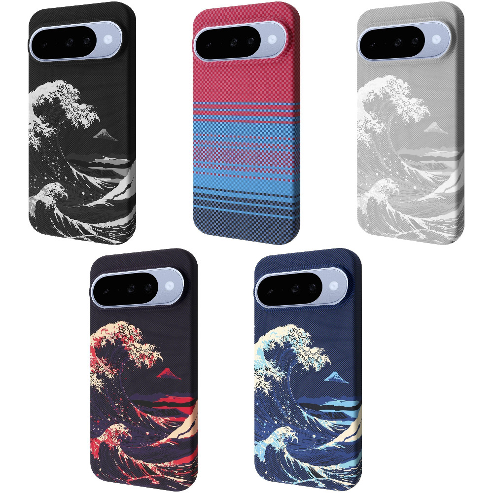 Чехол WAVE Gleam Case with Magnetic Ring Google Pixel 10 red sunset (70957) Красный закат на картинке №1