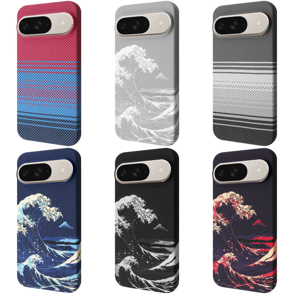 Чехол WAVE Gleam Case with Magnetic Ring Google Pixel 9 red sunset (70962) Красный закат на картинке №1