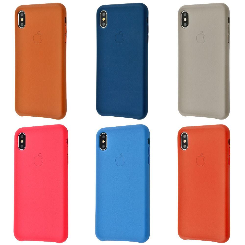 Чехол Leather Case (Leather) iPhone Xs Max