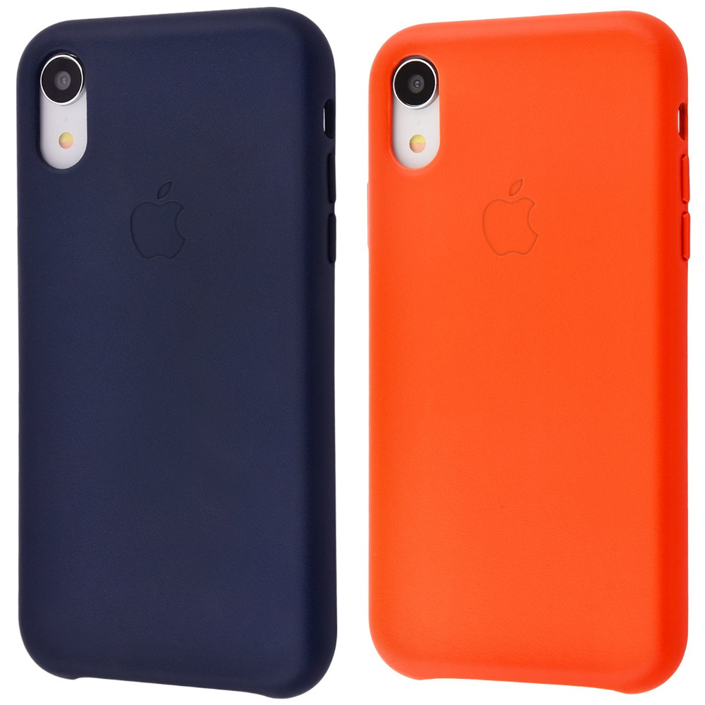 Чехол Leather Case (Leather) iPhone Xr