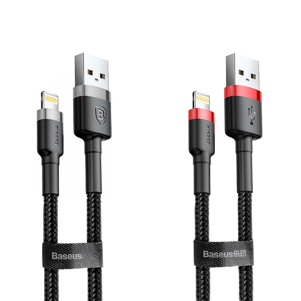 Кабель Baseus Cafule Lightning 2.4A (0.5m) — Придбати в Україні