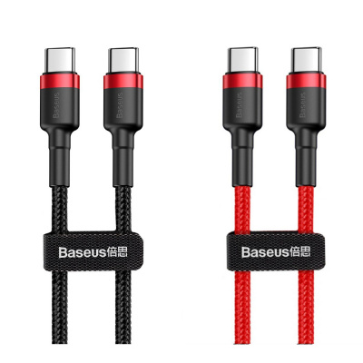 Кабель Baseus Cafule Type-C to Type-C PD 2.0 60W (2m) — Придбати в Україні